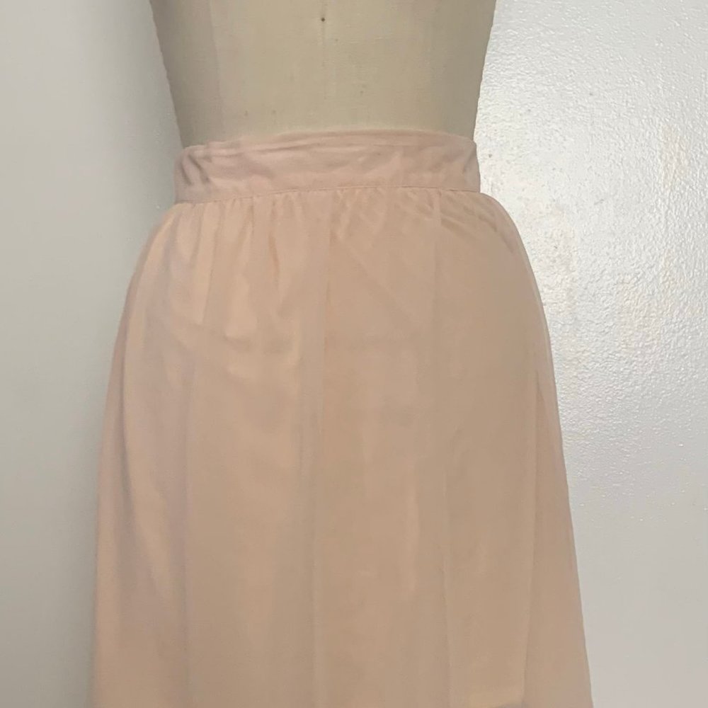 Bar 111 Pale Pink Chiffon Hi-Lo Skirt, Size S.
